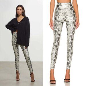 NWT | Commando Faux Leather Snake Print Legging in Fog Python XS